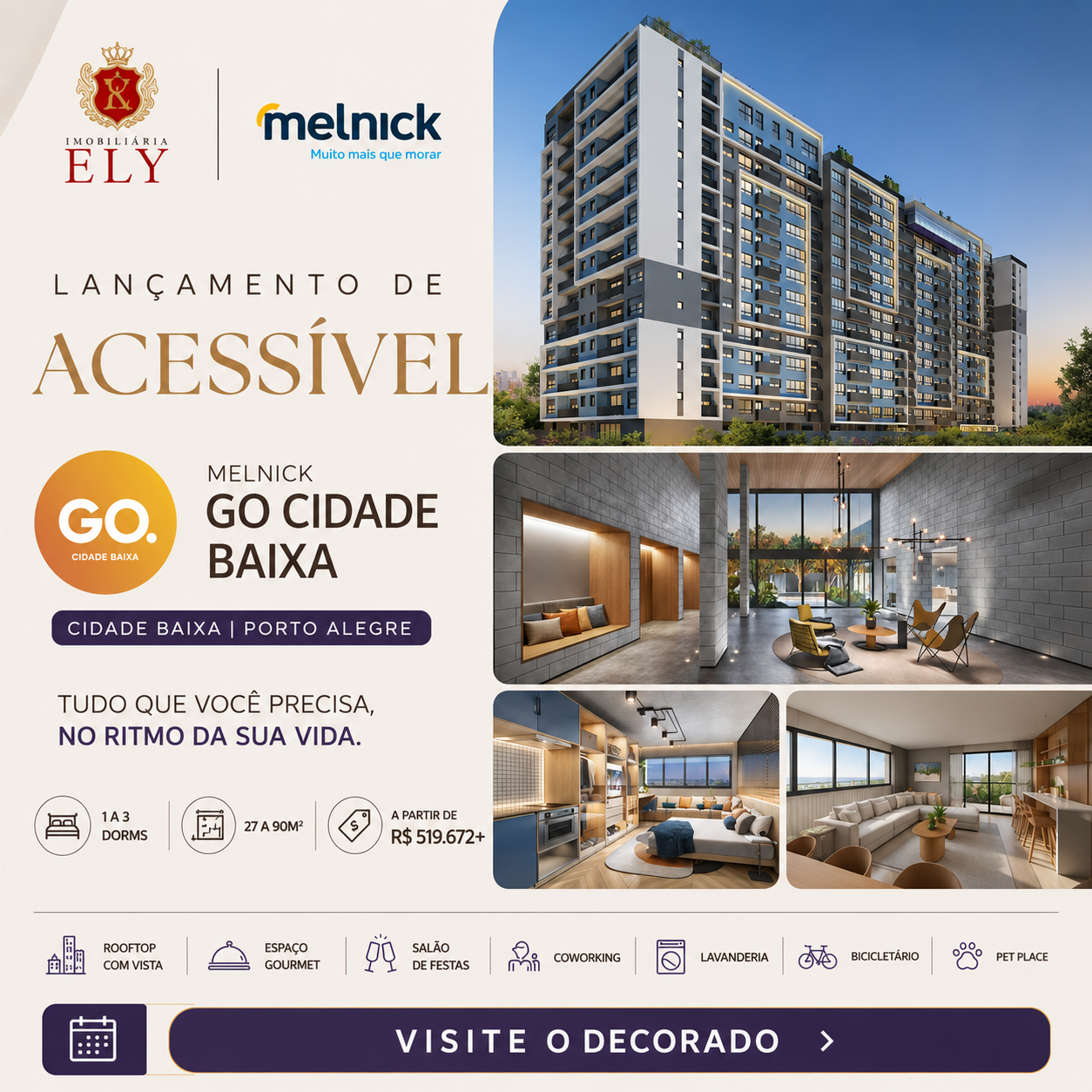 Empreendimento Melnick GO Cidade Baixa