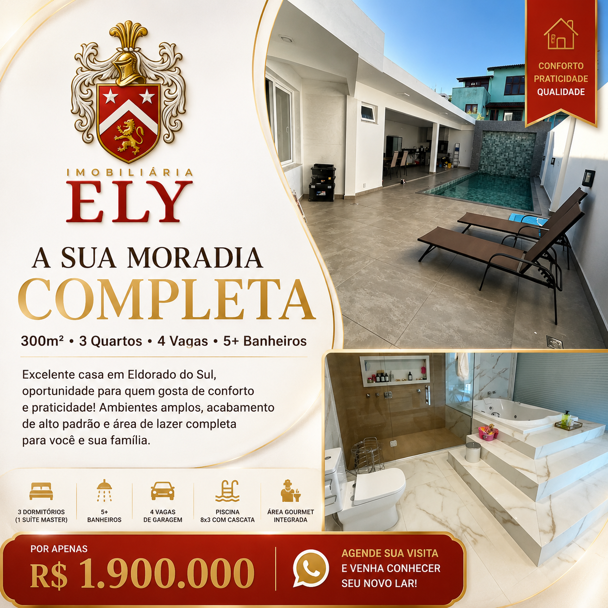 Casa de Alto Padrão em Eldorado do Sul